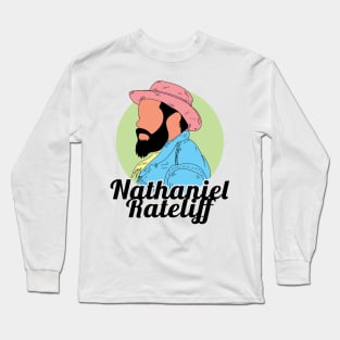 Illustration Art Nathaniel Rateliff Long Sleeve T-Shirt